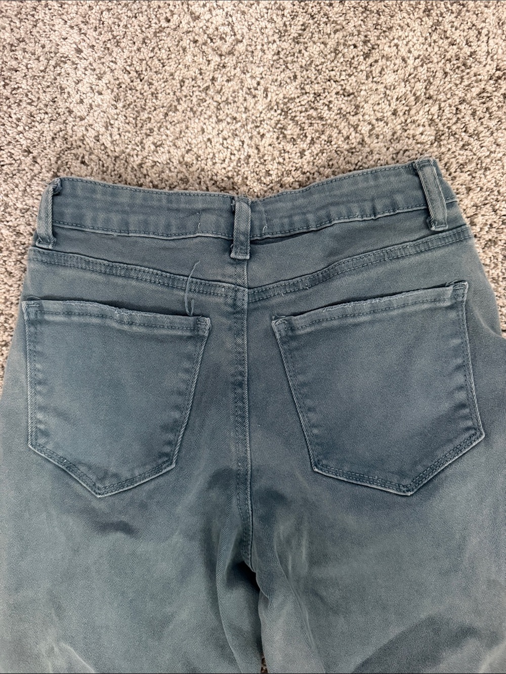 Zenana Outfitters Jeans in Teal - Picture 3 of 7